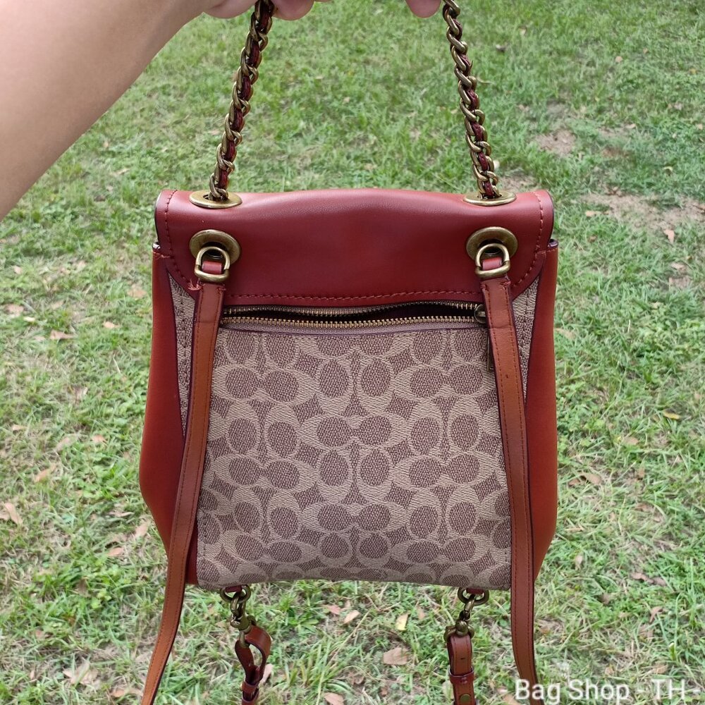 Coach 38585 Parker Convertible Backpack in Signature Canvas - Picture 3 of 15